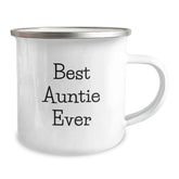 Funny Auntie Gifts, Best Auntie Ever, Camping Mug for Birthday, Gifts from Family, Gifts for Auntie - Image 2